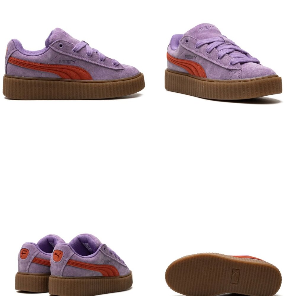 PUMA x Rihanna FENTY Creepers Purple Suede Platform Sneakers Women’s 4.5 NWOT - Picture 3 of 9